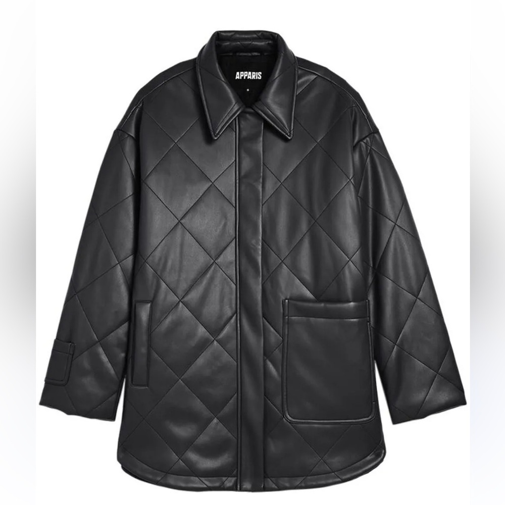Apparis Black Stevie Quilted Jacket - Like new